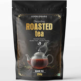 Gopaldhara Darjeeling Roasted Black Tea - 250gm Stand Up Zipper Pouch, 8.8 Ounce | Flavory Golden Orange Pekoe Black Tea - Rich Taste & Flavor | Low Caffeine, Gluten Free